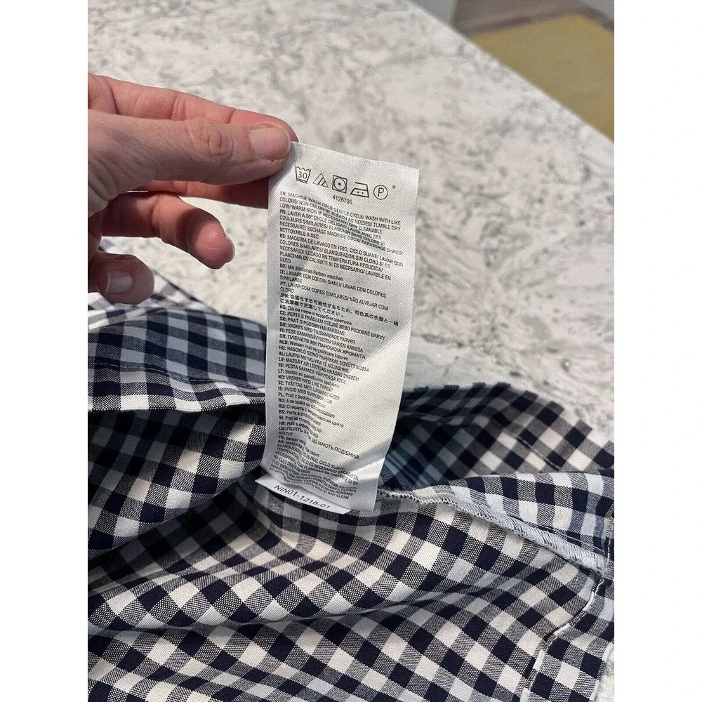 VOLCOM Georgia May Jagger Overalls Frochickie Gingham Dress Medium/M/4/6 NEW - Picture 10 of 10